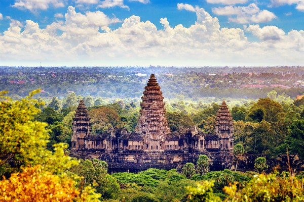 Angkor Wat in Siem Reap, Cambodja