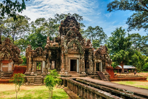 Angkor wat in Siem Reap, Cambodja