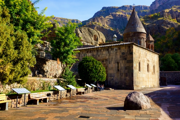 Kloosters in Geghard, Georgië