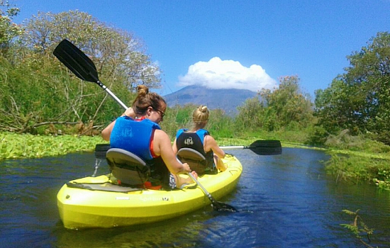 Eiland Kayakken in Ometepe, Nicaragua