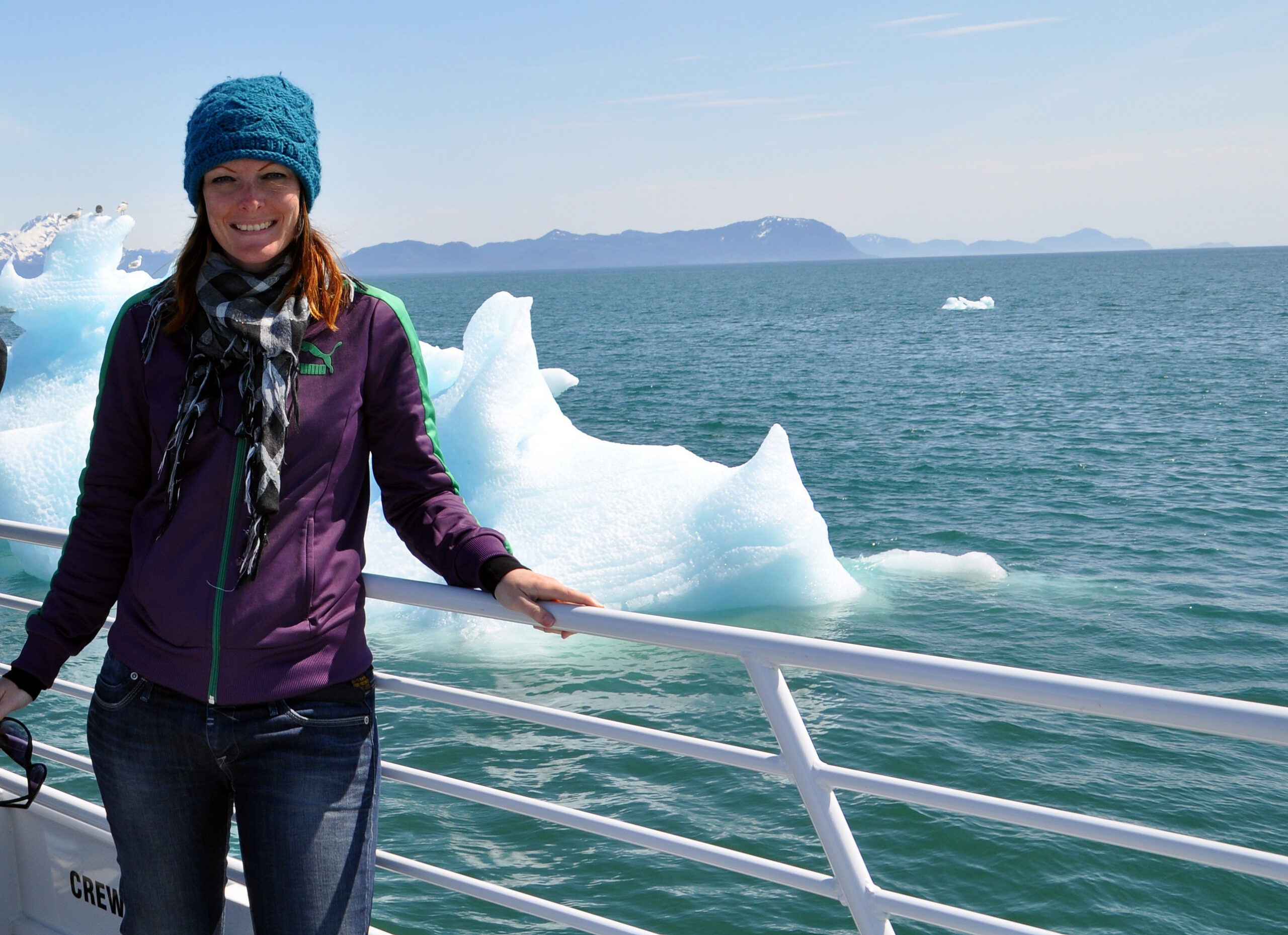 Top columbia gletsjer in Alaska