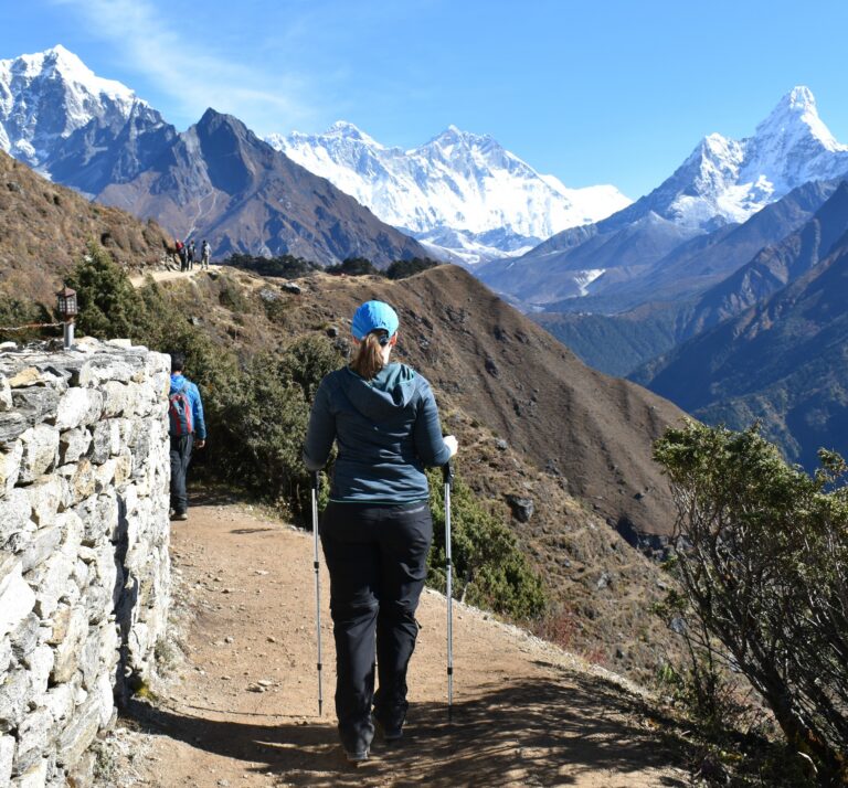 Wandeling mount everest in Everest View, Nepal