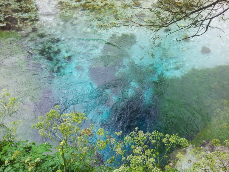 Blue Eye Spring in Gjirokastër, Albanië