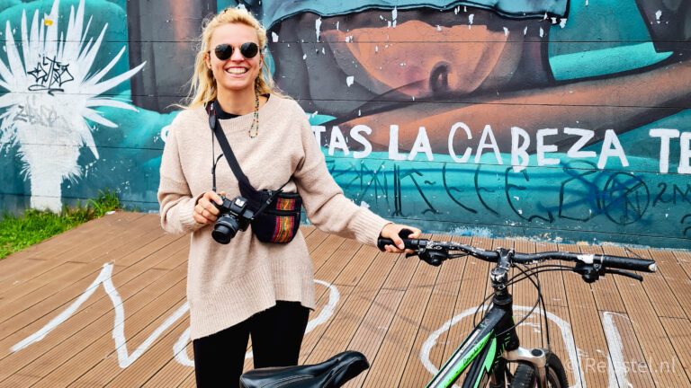 Colombia Bogota fietstour langs streetart