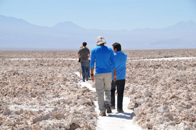 Salar de askja in Atacama, Chili