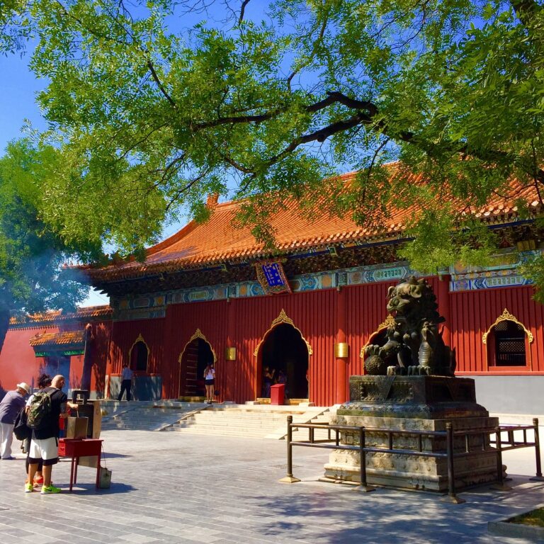 Rode Lama tempel in Beijing