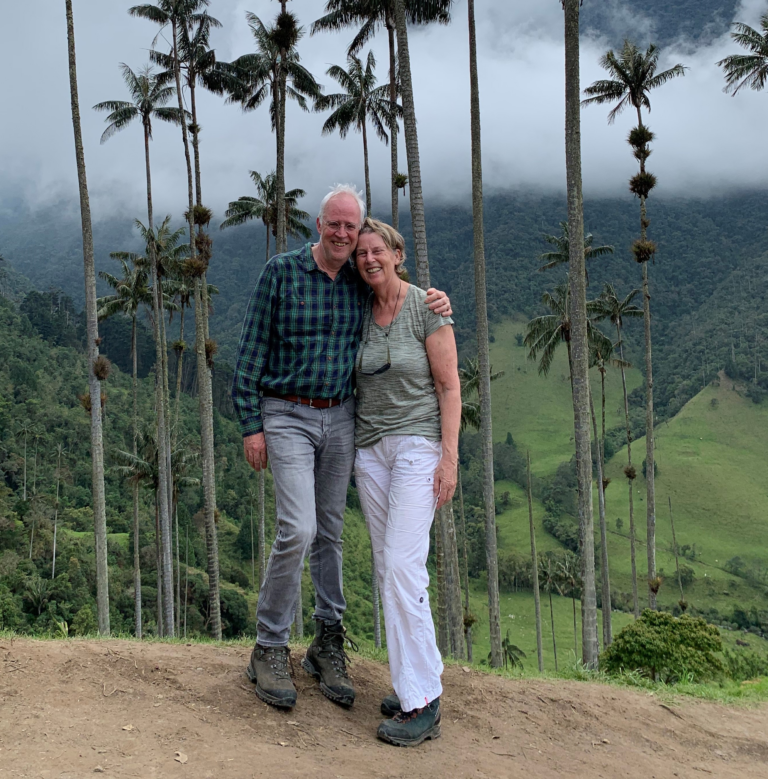 cocora vallei colombia met palmbomen