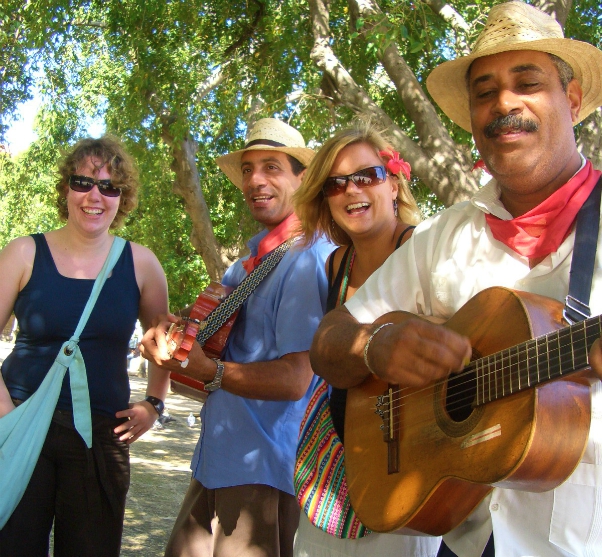 Lokale muzikanten in Cuba