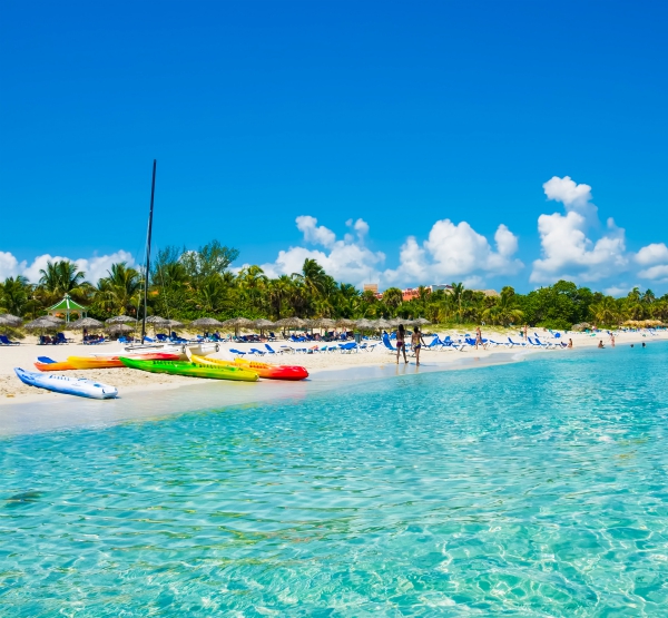 Beach in Varadero, Cuba