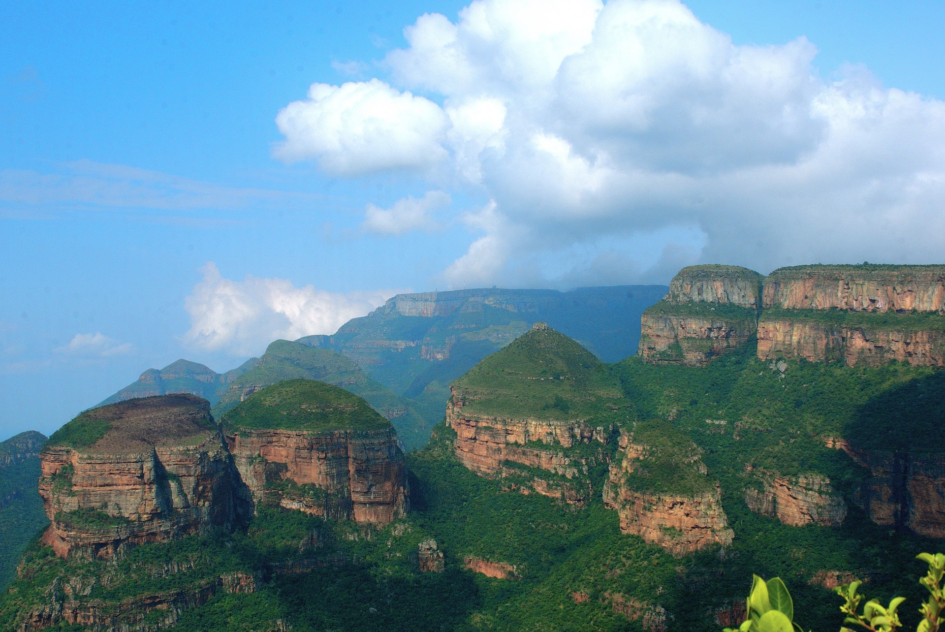 drakensberg uitzicht in zuid-afrika