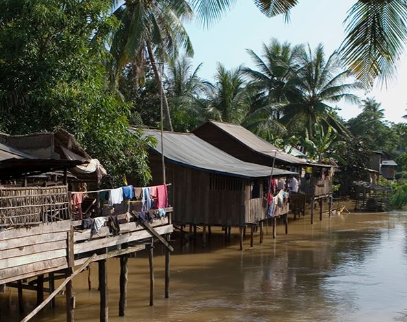 Homestay in Tonle Sap, Cambodja