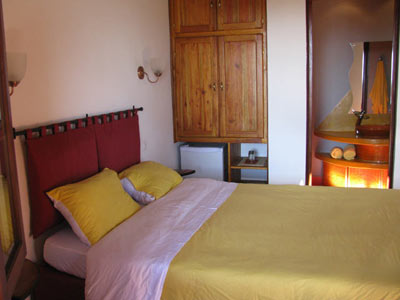 Tweepersoonskamer in Hotel Antananarivo in Madagaskar