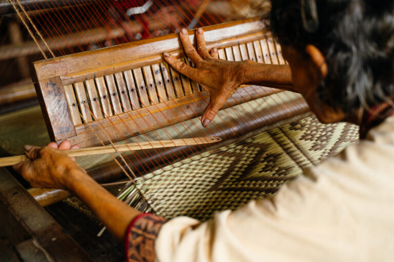 Weaving in Isaan, Thailand