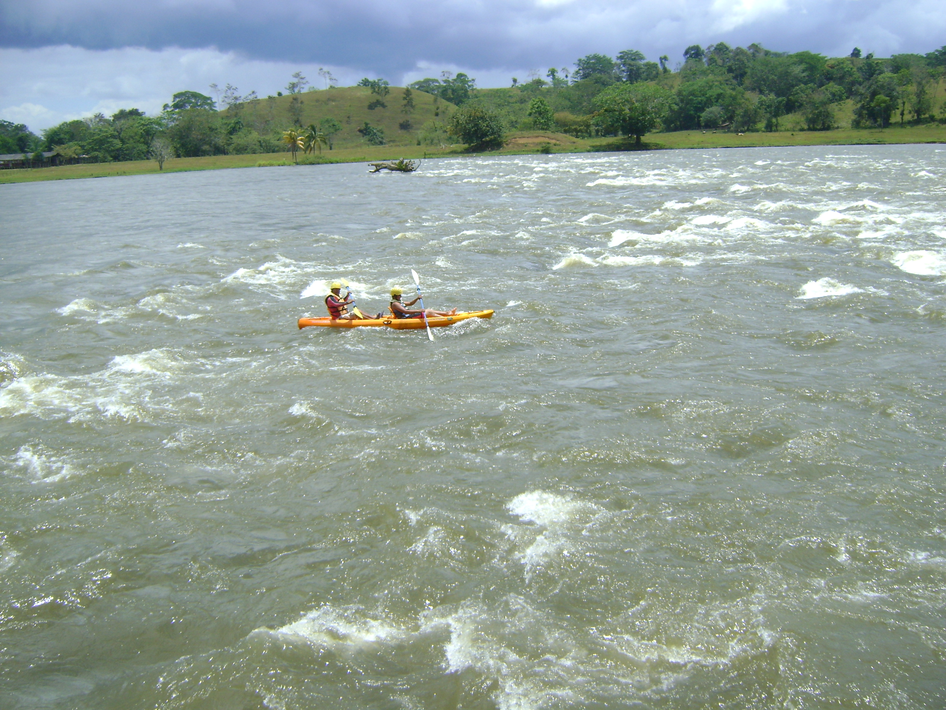 Kayak in Cambodja