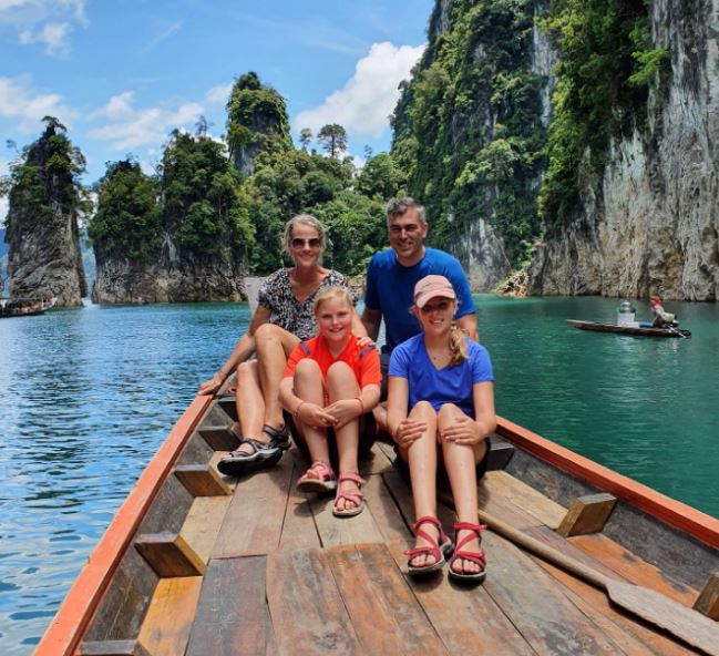 Racha Praba stuwmeer in Khao Sok, Thailand