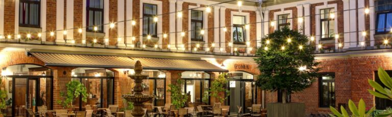 Liepaja hotel buitenzijde in Baltische Staten