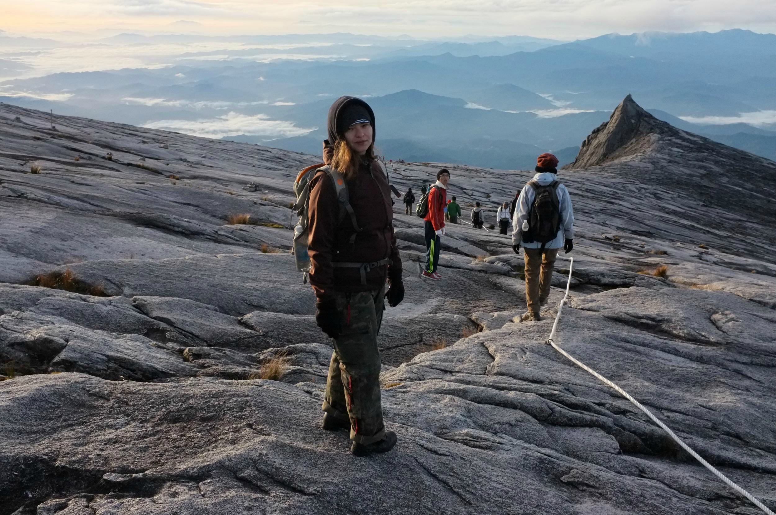 Top mount in Kinabalu, Maleisië