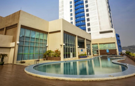 Mega hotel in Miri, Borneo