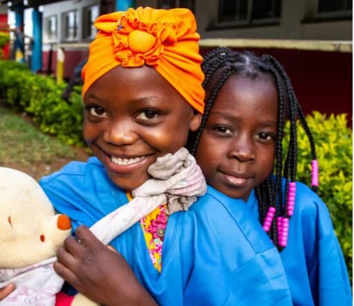 twee kinderen in mozambique