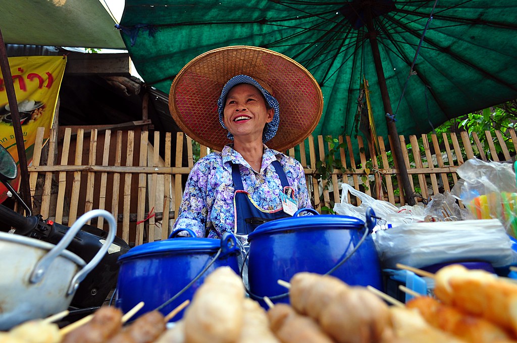 Foodmarket in Nan, Thailand