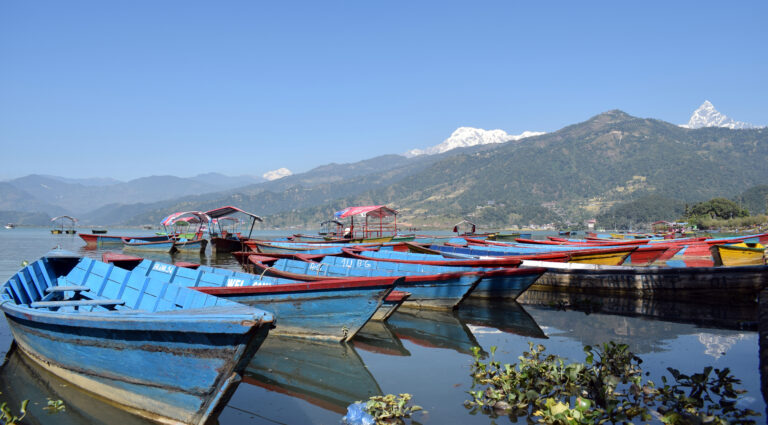Sfeerbeeld uit Pokhara, Nepal
