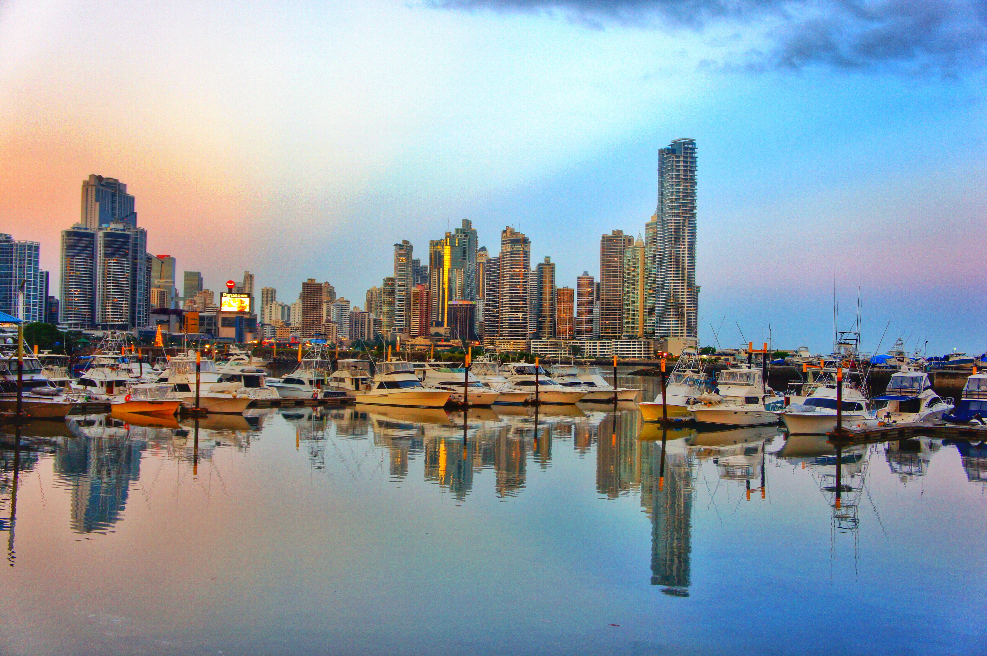 skyline van panama stad