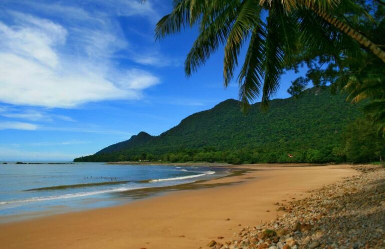 Sfeerbeeld uit Damai beach, Borneo