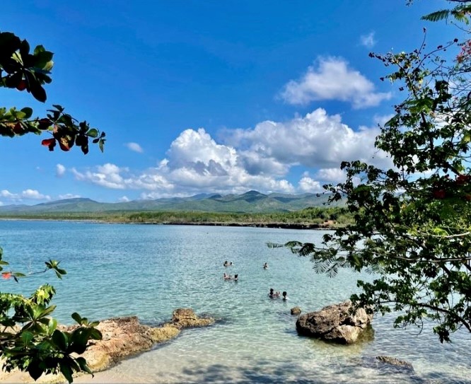 Strandjes in Playa Larga, Cuba