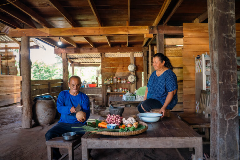 Cooked food in Sukhothai, Thailand