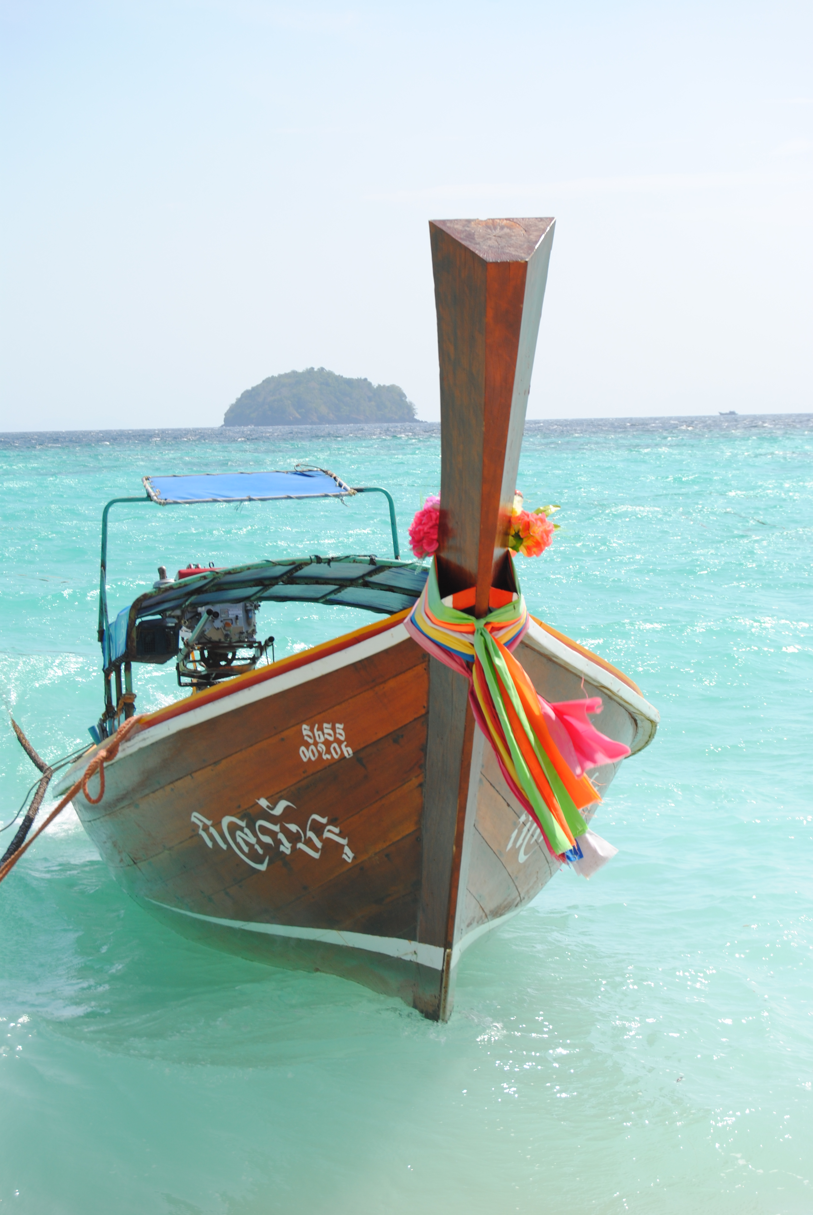 Thaise boot in het water