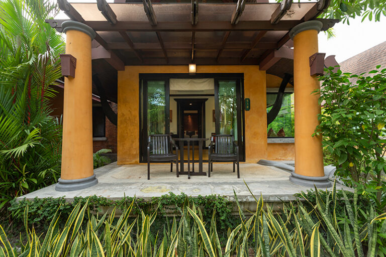Tropical bungalow eilandhop in Thailand