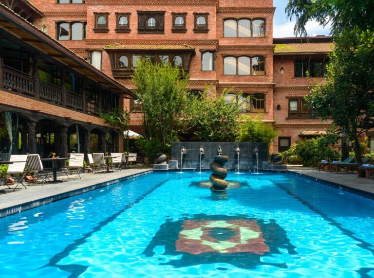 Zwembad hotel in Nepal