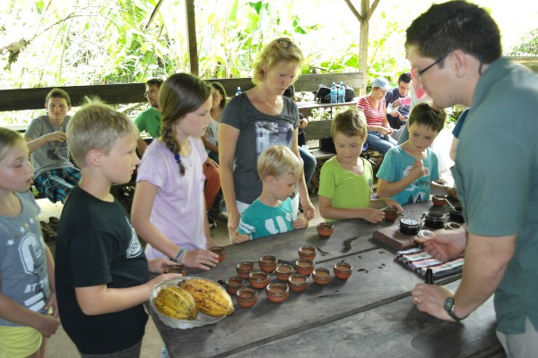 Chocola lokaal in Costa Rica