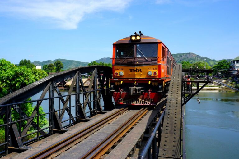 Death railway in River Kwai, Thailand