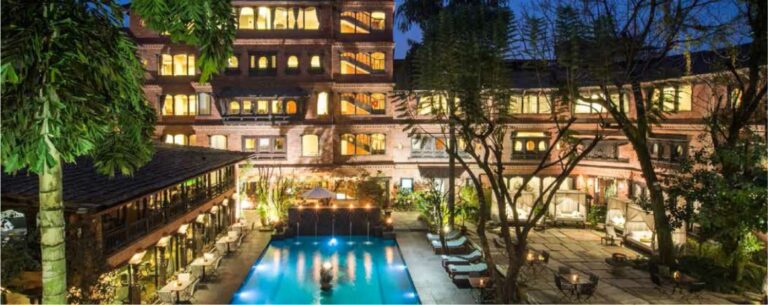 Dwarikas hotel in Kathmandu, Nepal