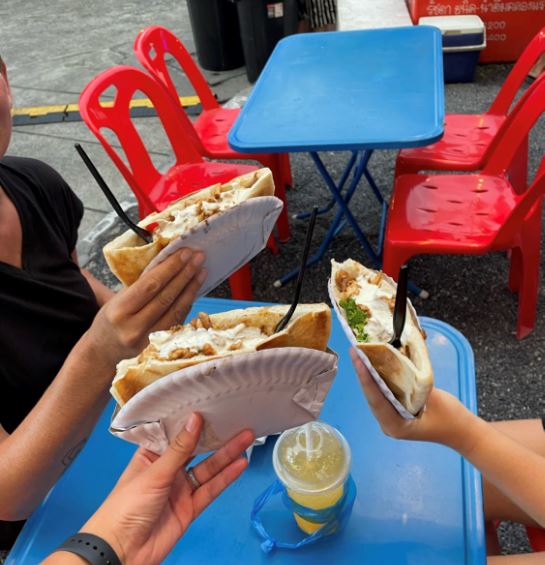 Eten in Koh Phangan, Thailand
