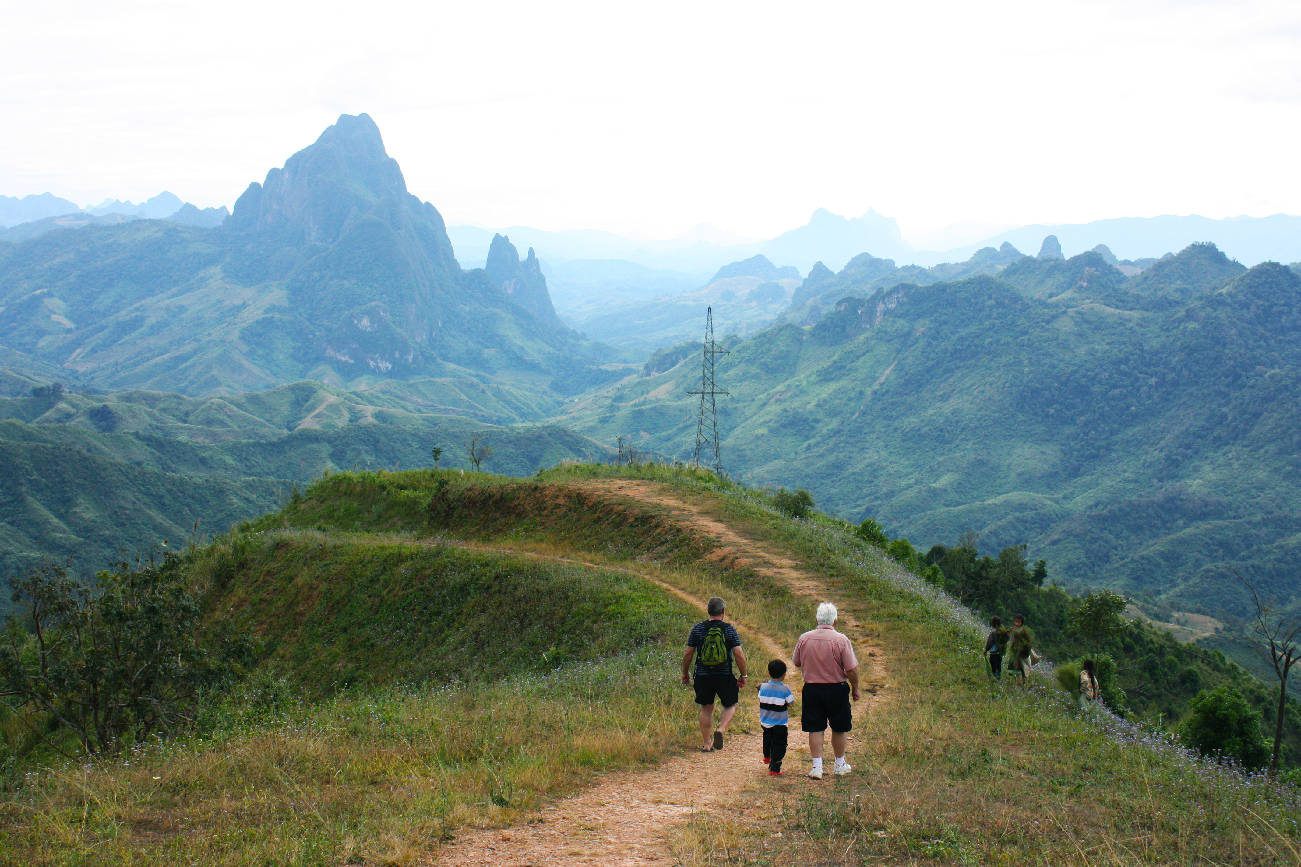 Sfeerbeeld uit Vang Vieng, Laos