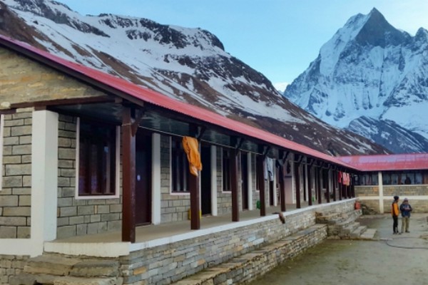 Bergen lokaal verblijf in Nepal