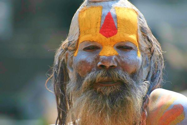 Saddhus in Kathmandu, Nepal