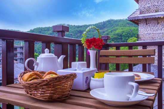 Hotel Batika Classic Hotel ontbijt in Nepal