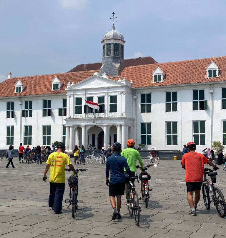 Het Museum Sejarah Jakarta, voormalige stadhuis van batavia