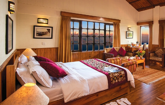 Countryvilla room bed in Nepal