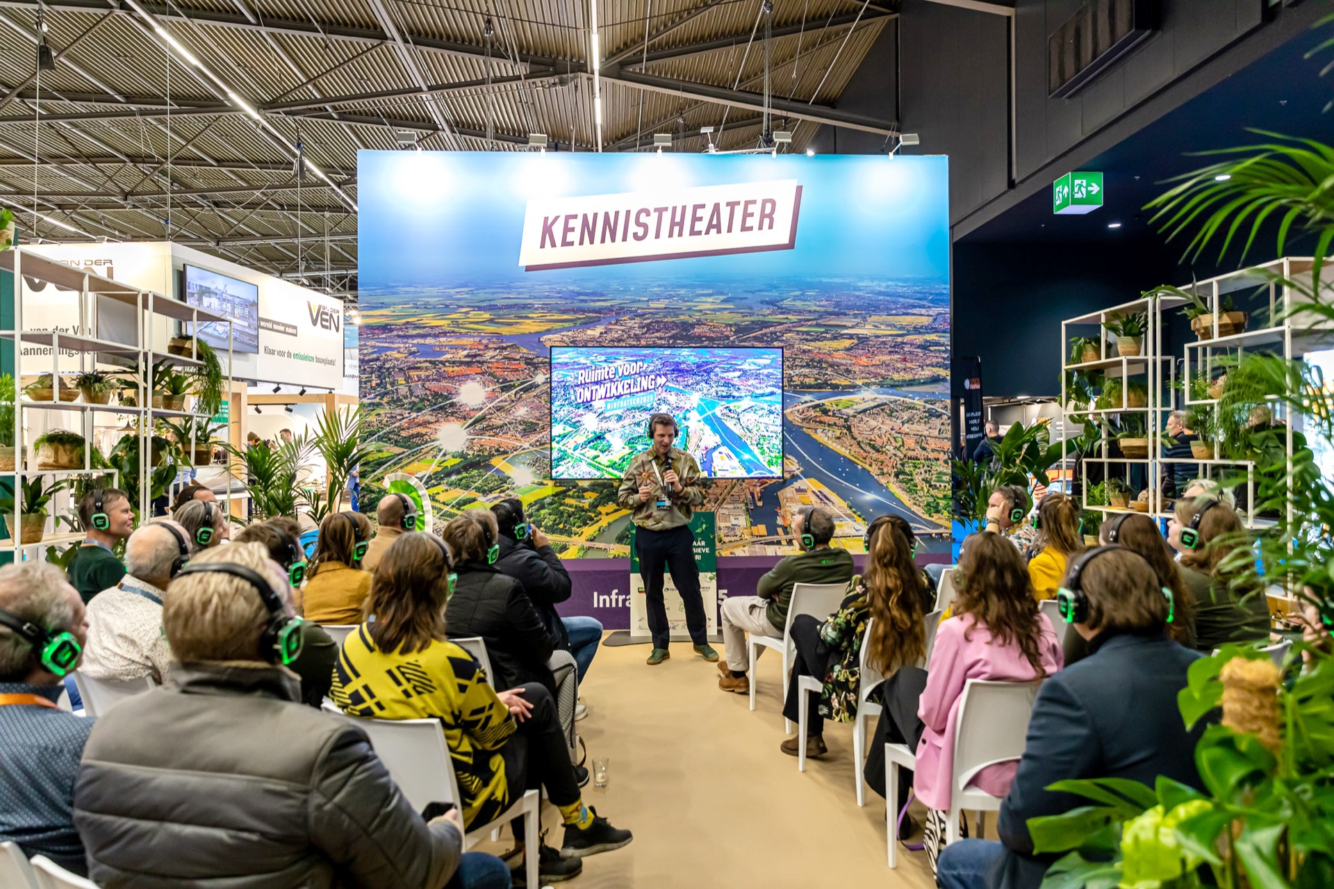 Het kennistheater tijdens InfraTech