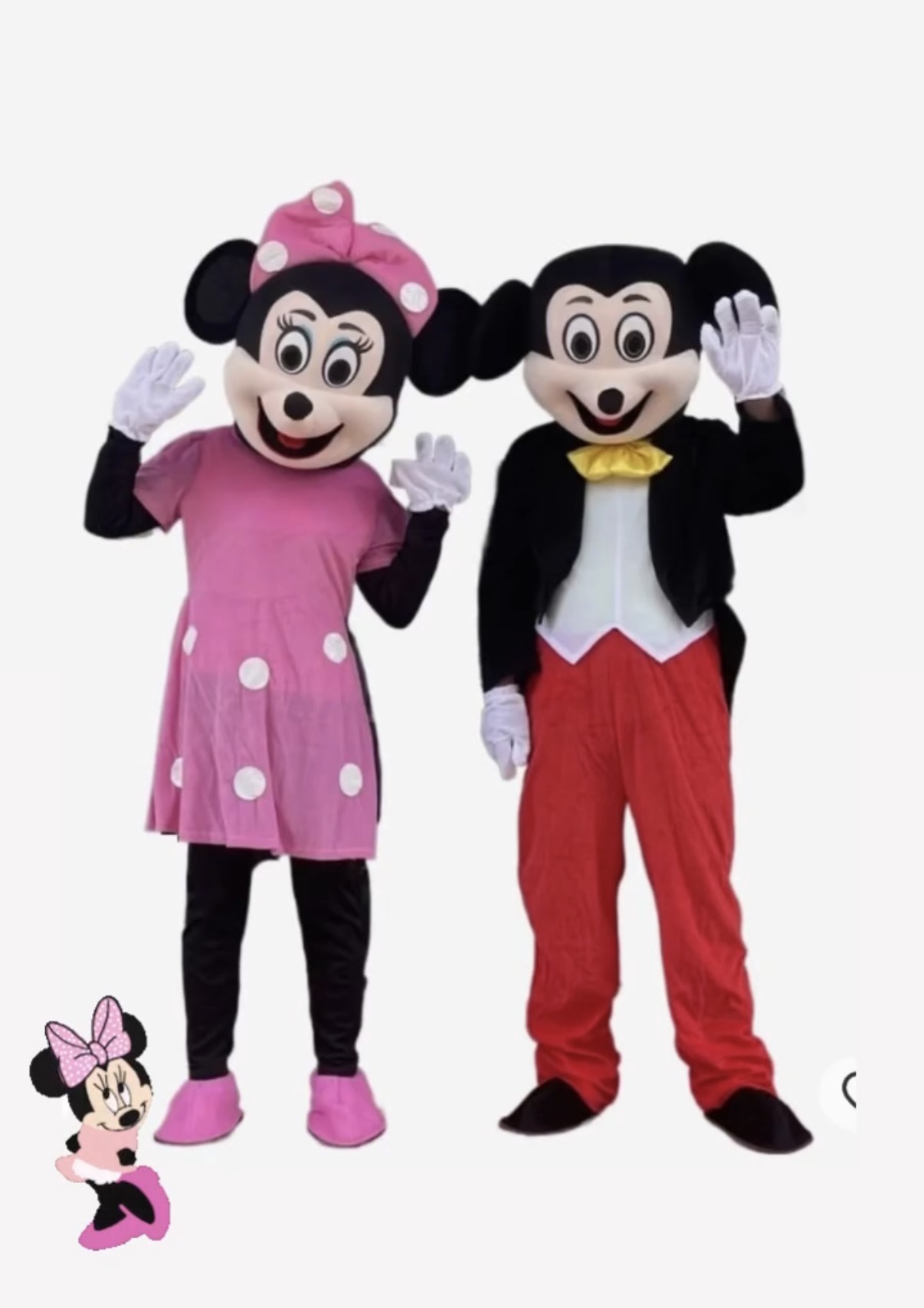 Minnie & Mickey Maskottchen