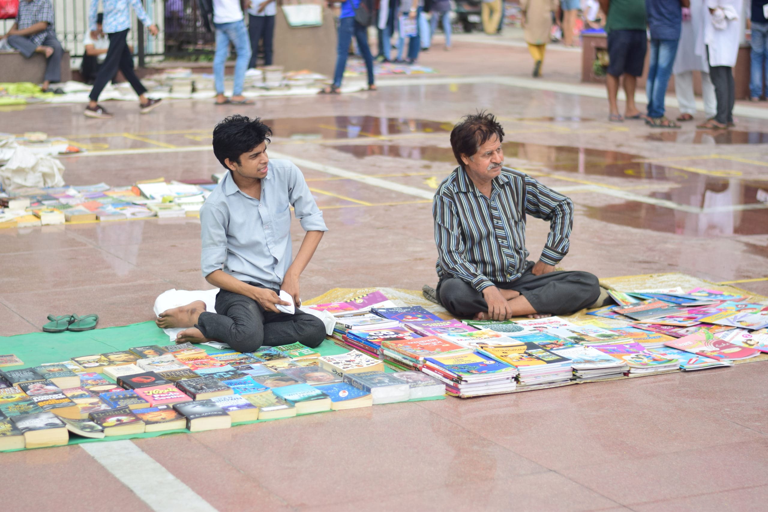 In pictures: Delhi's historic Sunday book market reopens at new address