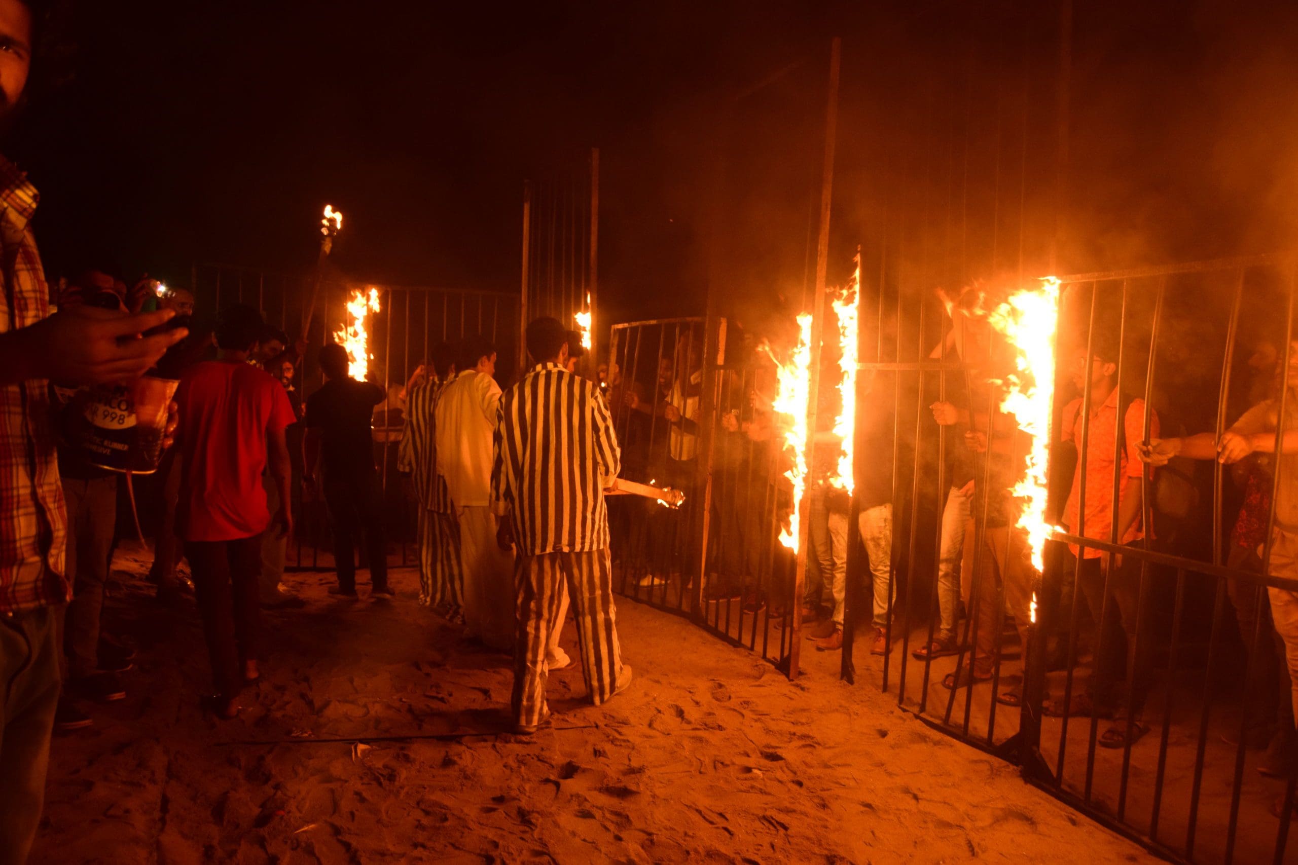 Protesters burn 'Detention camps' in Kozhikode