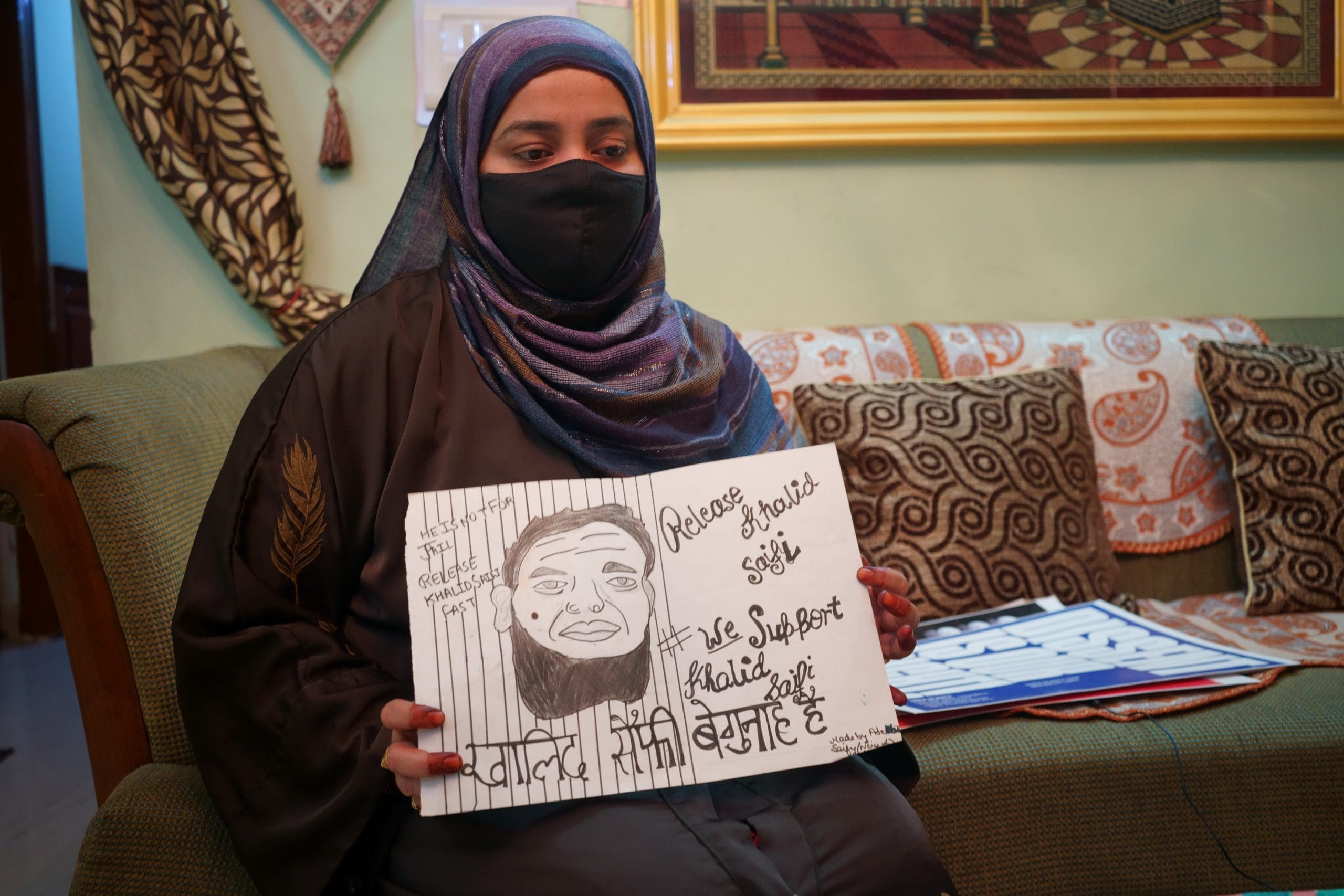 Jailed human rights activist Khalid Saifi’s health deteriorating, wife seeks quick help