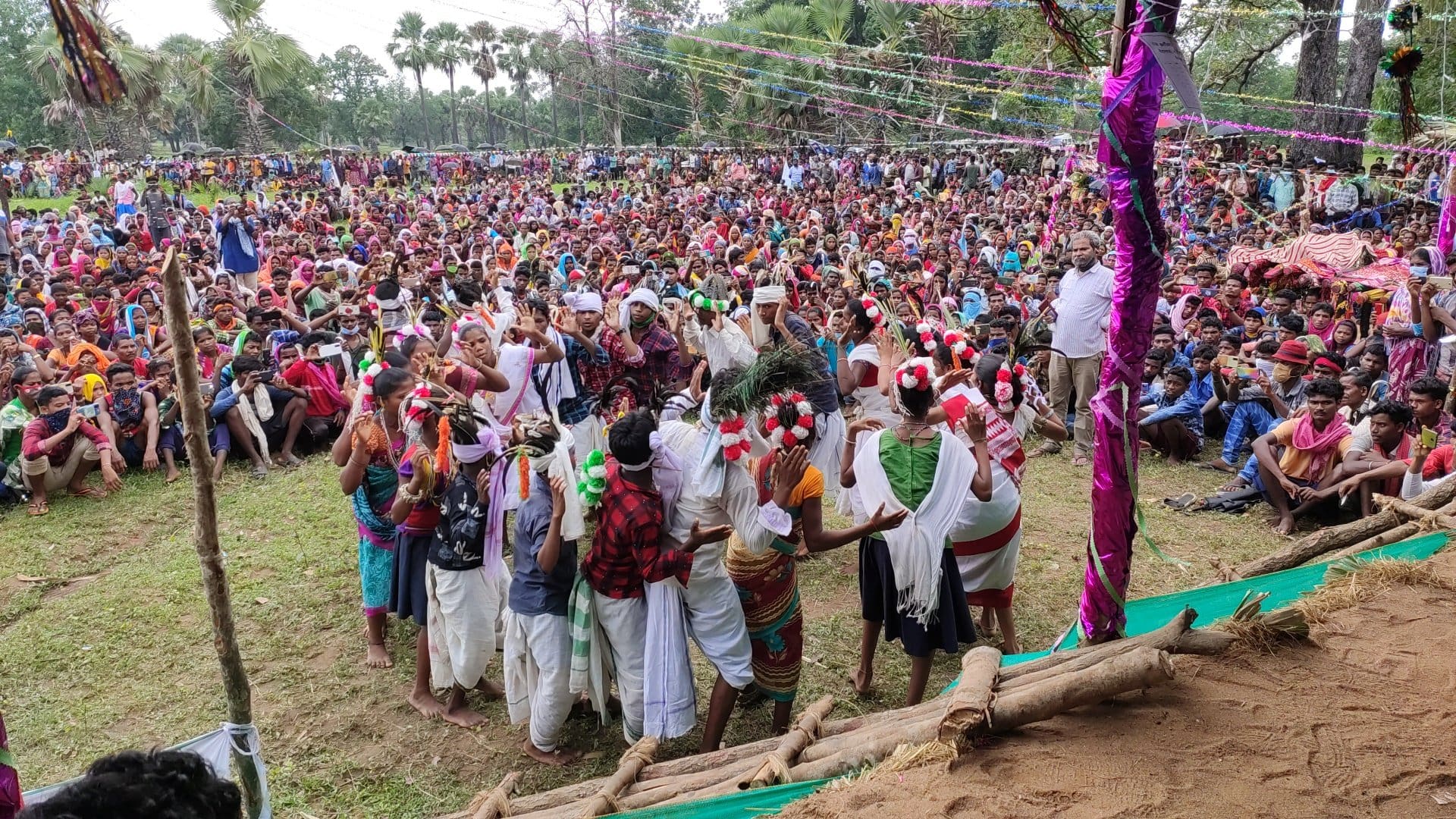 Mass Adivasi gathering protests inaction against 2012 fake encounter