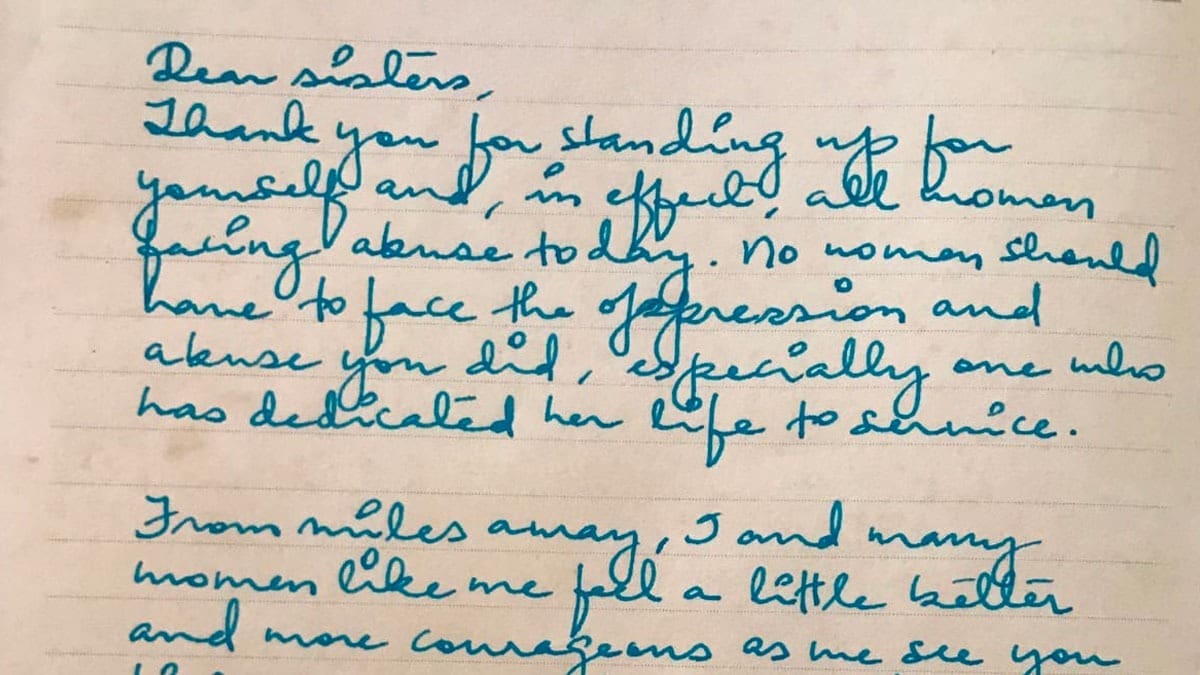 When words failed rape survivor in court, letters of love come to Kerala nuns