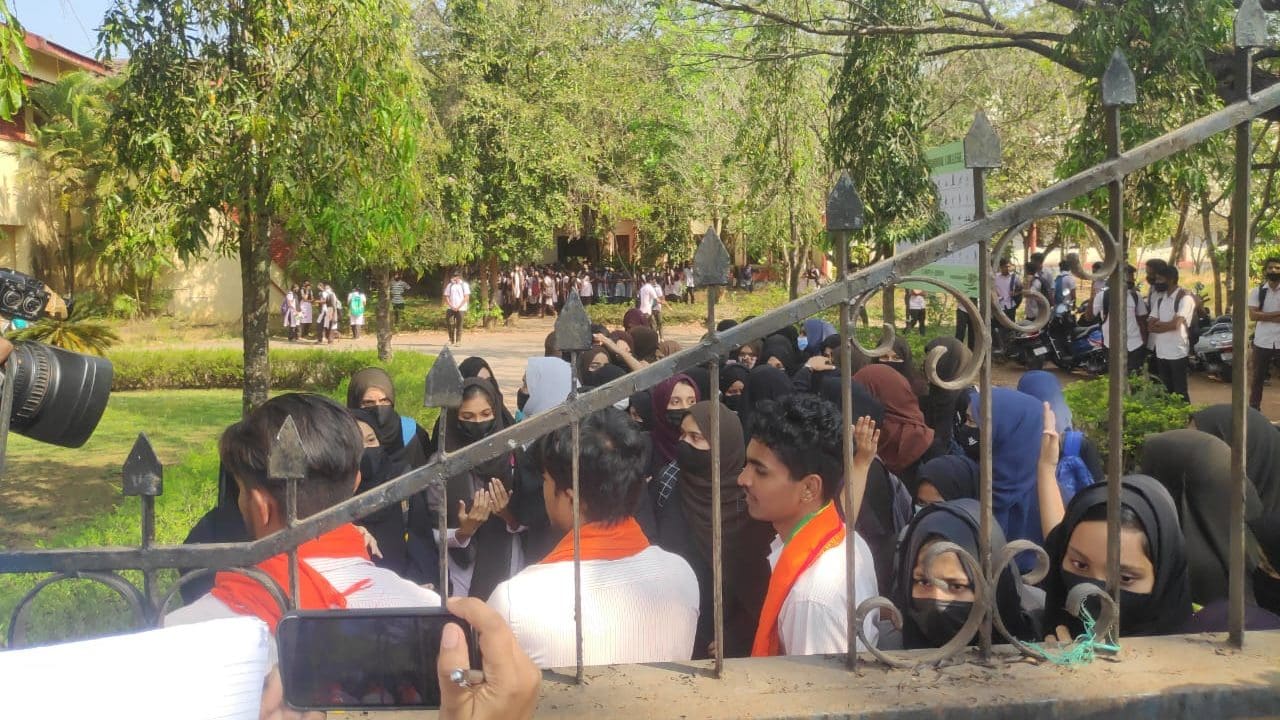 Udupi hijab ban: "A made-up saffron protest," alleges MGM student